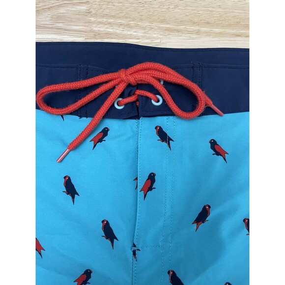 Duluth Trading Co Mens Bull Moose DuluthFlex 9" Parrots Print Board Short Sz 38 - Picture 11 of 13